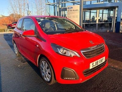 Red Used 2018 Peugeot 108 Active Hatchback | £5,221 (Fair price)