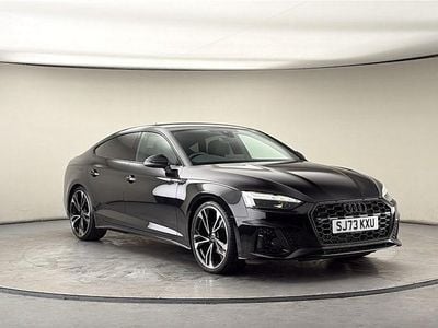 Used Audi A5 Sportback Black Edition 150 HP (110 kW) 2023 Mythos black Hatchback