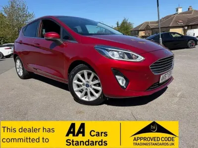 Used Ford Fiesta Titanium 2017 Red Hatchback