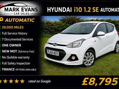 Used Hyundai i10 SE 87 HP (63 kW) 2014 White Hatchback