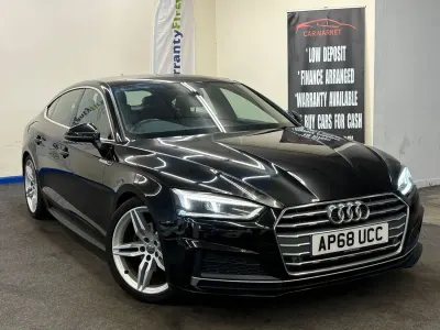 Usado Audi A5 Sportback S-Line 150 HP (110 kW) 2019 Preto Citadino
