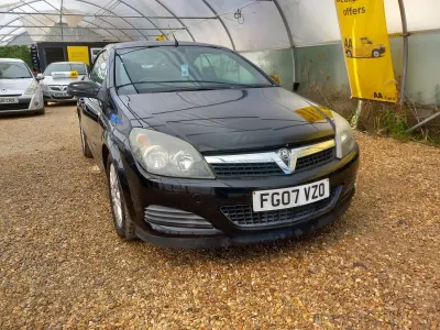 Used Vauxhall Astra Cabriolet 2007 Black Cabriolet