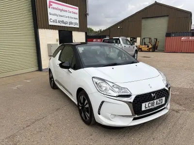 Used DS Automobiles DS3 Chic 2018 White Hatchback