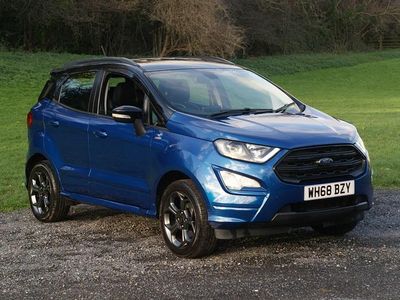 Used Ford Ecosport ST-Line 125 HP (91 kW) 2018 Blue SUV