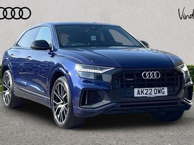 Used Audi Q8 Black Edition 340 HP (250 kW) 2022 Blue SUV