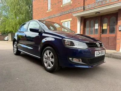 Used VW Polo Edition 60 HP (44 kW) 2014 Blue Hatchback