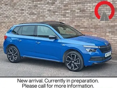 Used Skoda Kamiq Monte Carlo 150 HP (110 kW) 2021 Blue SUV