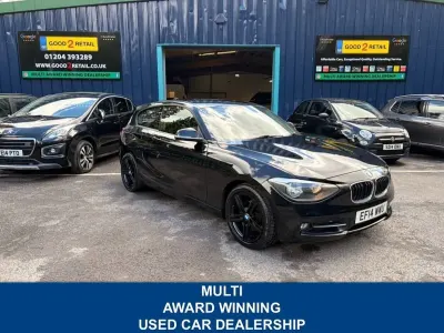 Usado BMW 116 Sport Line 136 CV (100 kW) 2014 Negro Utilitario