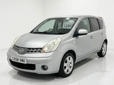 Used Nissan Note Tekna 110 HP (80 kW) 2008 Silver Hatchback