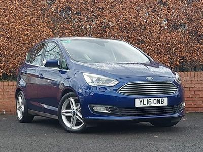 Blue Used 2016 Ford C-MAX Titanium X MPV | £9,498 (Fair price)