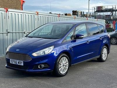 Used Ford S-MAX Zetec 150 HP (110 kW) 2016 Blue MPV