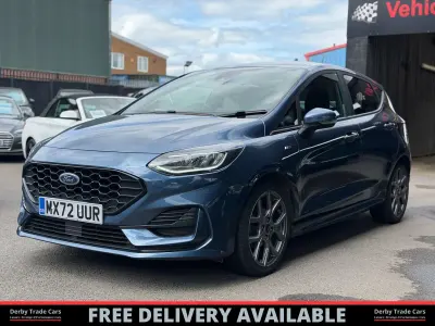 Used Ford Fiesta ST-Line 2022 Blue Hatchback
