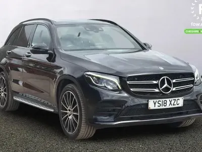 Used Mercedes GLC250 AMG Line Premium 204 HP (150 kW) 2018 Black SUV