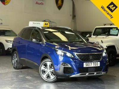 Used Peugeot 3008 GT-line 150 HP (110 kW) 2017 Blue SUV