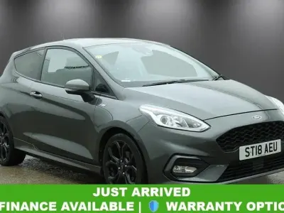 Begagnad Ford Fiesta ST-Line 100 HK (73 kW) 2018 Grå Halvkombi