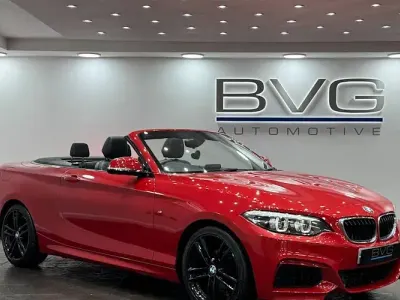 Used BMW 218 M Sport 136 HP (100 kW) 2019 Red Cabriolet
