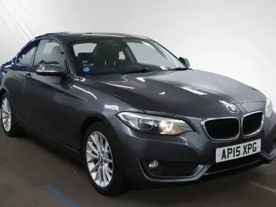 Used BMW 218 Sport Line 143 HP (105 kW) 2015 Grey Coupe