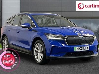 Used Skoda Enyaq iV ecoSuite 131 kW (179 HP) 2021 Blue SUV
