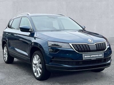 Used Skoda Karoq SE 150 HP (110 kW) 2018 Metallic  petrol blue SUV