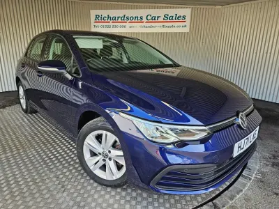 Used VW Golf VII S 115 HP (84 kW) 2021 Blue Hatchback