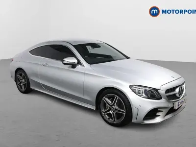 Used Mercedes C200 AMG Line Premium 2018 Silver Coupe