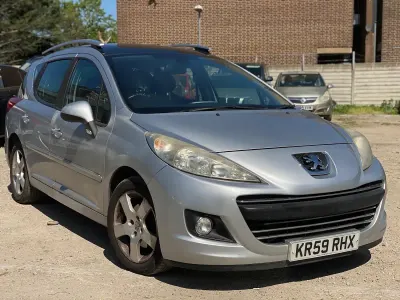 Used Peugeot 207 Sport 120 HP (88 kW) 2009 Silver Estate