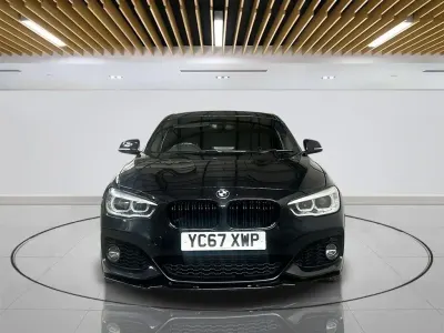 Begagnad BMW 116 M Sport 116 HK (85 kW) 2017 Svart Halvkombi
