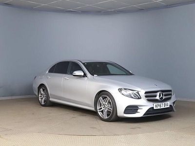Used Mercedes E220 AMG line 194 HP (142 kW) 2017 Silver Sedan