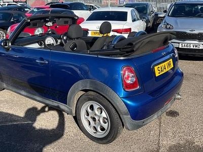 Used Mini Cooper D Cabriolet 112 HP (82 kW) 2014 Blue Cabriolet