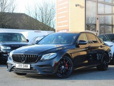 Black Used 2019 Mercedes E220 AMG line Sedan | £16,885 (Fair price)