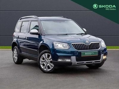 Used Skoda Yeti Outdoor Drive 108 HP (79 kW) 2017 Blue SUV