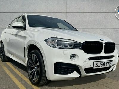 Used BMW X6 M Sport 258 HP (189 kW) 2018 White SUV