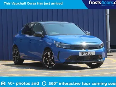 Used Vauxhall Corsa Ultimate 131 HP (96 kW) 2023 Blue Hatchback