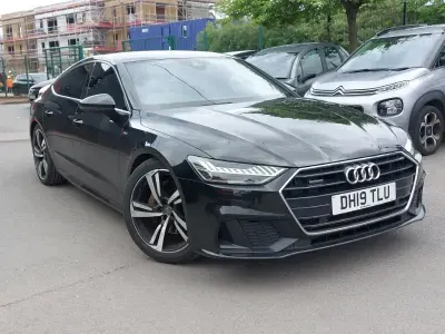 Begagnad Audi A7 S-Line 286 HK (210 kW) 2019 Svart Halvkombi