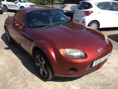 Used Mazda MX5 126 HP (92 kW) 2007 Red Cabriolet