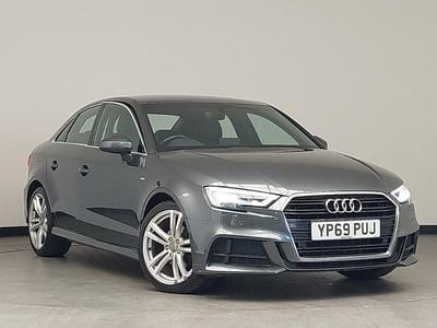 Used Audi A3 S-Line 150 HP (110 kW) 2019 Grey Sedan