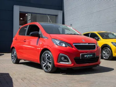Begagnad Peugeot 108 Allure 71 HK (52 kW) 2019 Röd