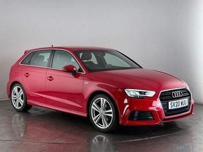 Used Audi A3 Sportback S-Line 2020 Red Hatchback