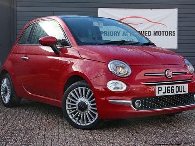 Used Fiat 500 Lounge 69 HP (50 kW) 2016 Red Hatchback