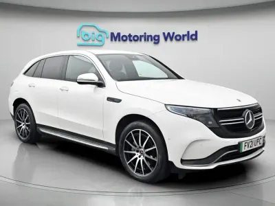 Used Mercedes EQC400 AMG line 300 kW (408 HP) 2021 White SUV