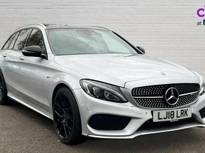 Silver Used 2018 Mercedes C43 AMG Premium Plus Estate | £23,421 (Good price)