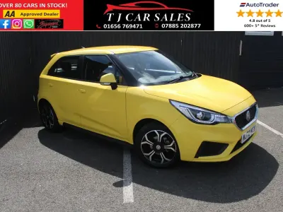 Used MG MG3 Excite 106 HP (77 kW) 2022 Yellow Hatchback
