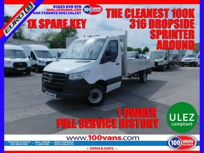 Begagnad Mercedes Sprinter 2019 Vit Van
