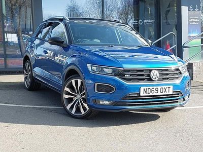 Usado VW T-Roc R-line 150 HP (110 kW) 2020 Azul SUV