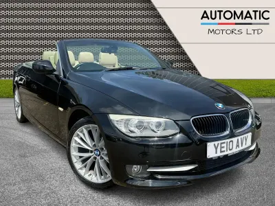 Used BMW 320 Cabriolet Luxury Line 170 HP (125 kW) 2010 Black Cabriolet