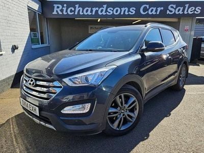 Used Hyundai Santa Fe Premium SE 194 HP (142 kW) 2014 Blue SUV