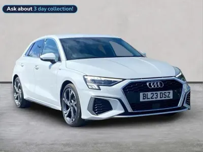 Used Audi A3 S-Line 110 HP (80 kW) 2023 White Sedan