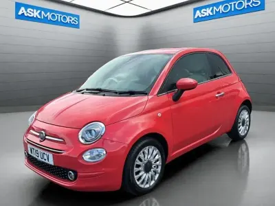 Used Fiat 500 Lounge 69 HP (50 kW) 2019 Pink Hatchback