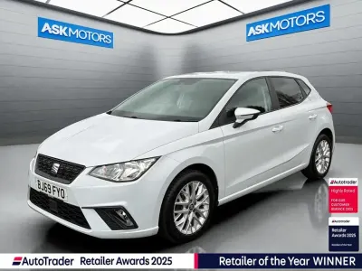 Used Seat Ibiza SE Technology 2019 White Hatchback