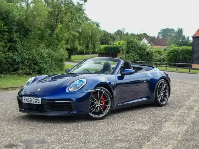 Used Porsche 911 Carrera S Cabriolet 450 HP (330 kW) 2019 Blue Cabriolet